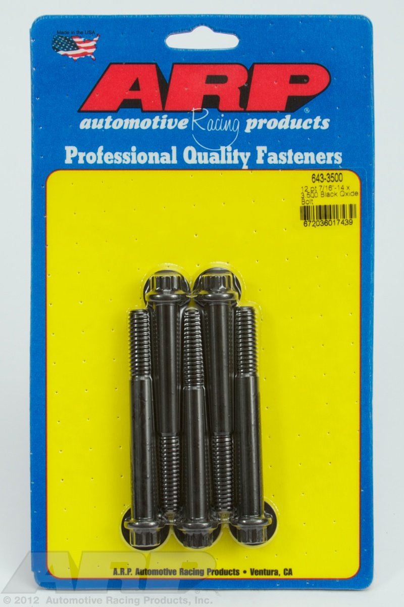 Black ARP (643-3500) Oxide Bolt