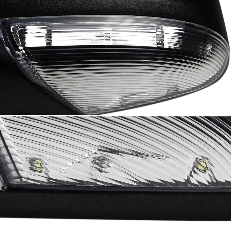 Left Driver Side Spec-D Tuning Power Heated Side Mirror w/LED Signal Compatible with 2013-2019 Ram 1500