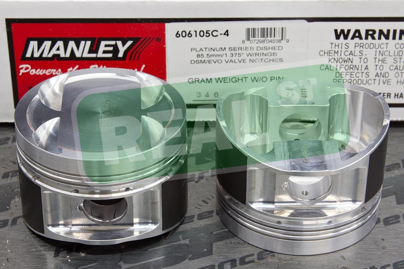 606105C-4 Manley Dish Piston with Rings