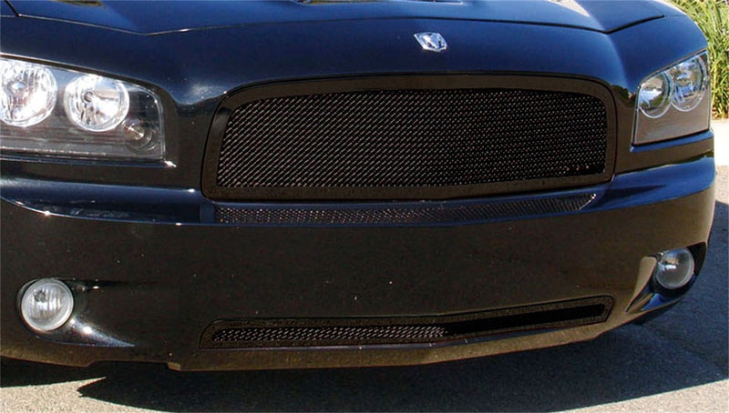 Upper Class T-Rex 51474 Small Mesh Steel Black Finish Replacement Grille for Dodge Charger