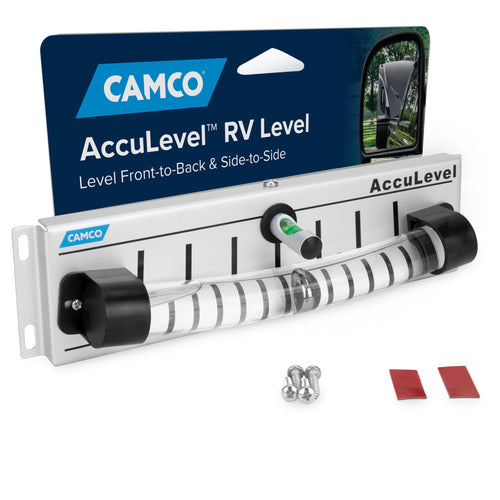 Camco AccuLevel Camper/RV - Features Front to Back and Side to Side RV Leveling - Easy to Install (25563)