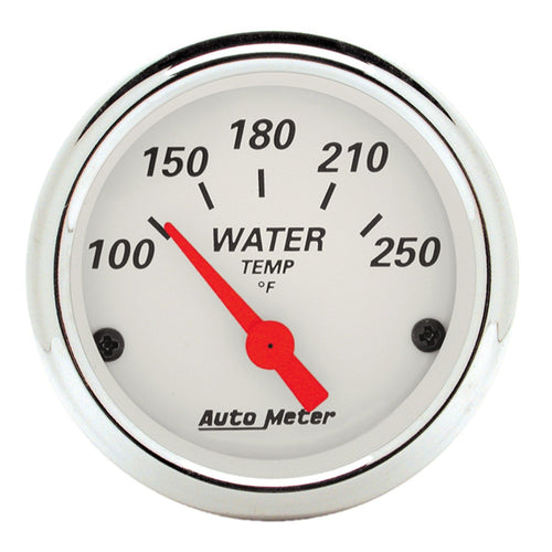 Auto Meter Arctic White 1337 Water Temperature Gauge