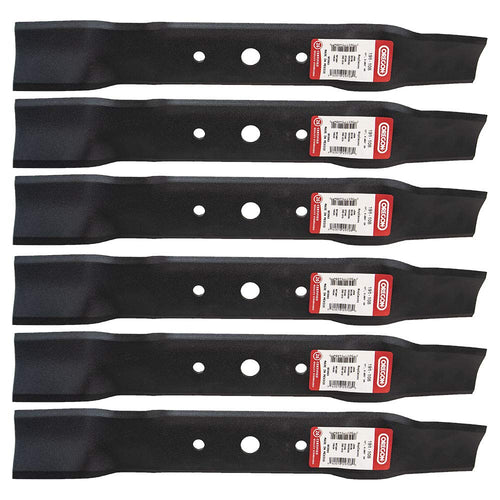 John Deere Replacement Blades, Oregon Mower Blade 6-Pack, 48" Deck (191-108-6)