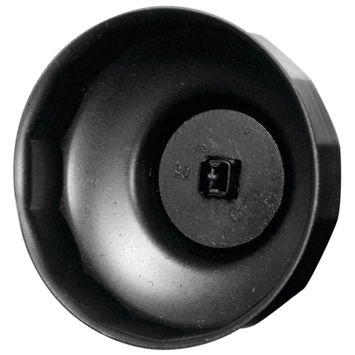 W54069 Performance Tool 74mm, 15 Flutes Steel Oil Filter Wrench for Multiple Brands, Fits 3/8-Inch Drive Tool