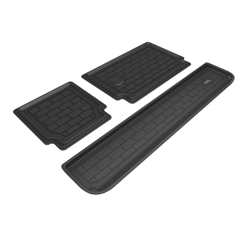 Kagu Cargo Liner (Black) 3D MAXpider Compatible with Toyota Sequoia 2023-2026 - 3rd Row Seatback Protector & Cargo Liner