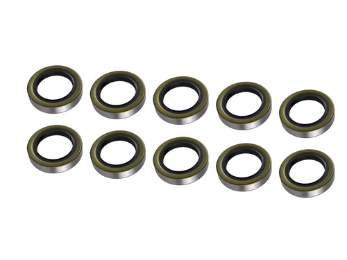 Lippert Double Lip Grease Seal Replacement for 1,250 to 8,000-lb. RV Trailer Axles, 1.72" Inner Diameter, 10-Pack - 122087