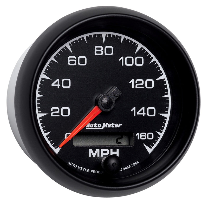 Auto Meter 3-3/8" 160 mph In-Dash Speedometer Electric Programmable Gauge 5988 ES