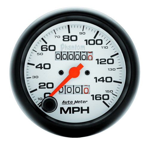 Auto Meter Phantom 5893 In-Dash Mechanical Speedometer, 3.375 in.