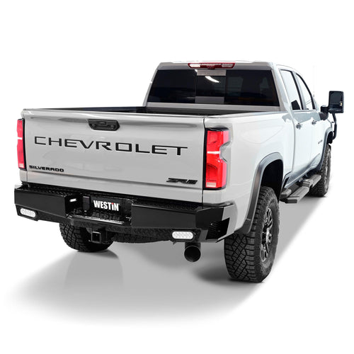 Westin HDX Bandit Rear Bumper 58-341185 fits 2019-2026 Silverado Sierra 1500 (Exc 2019 LD Limited) 2020-2026 Silverado Sierra 2500 3500