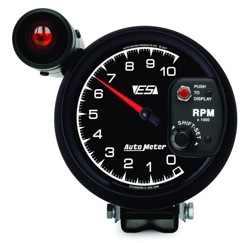 Auto Meter 5" 10000 RPM ES Shift-Lite Tachometer