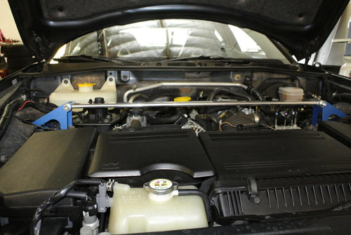Mr-Sb-Mrx8Fu-1P Megan Racing: Race Spec Bar Mazda Rx8 04-11 Fu 1 Piece Racing Style Front Strut Bar, 5 Lb 46X8X5