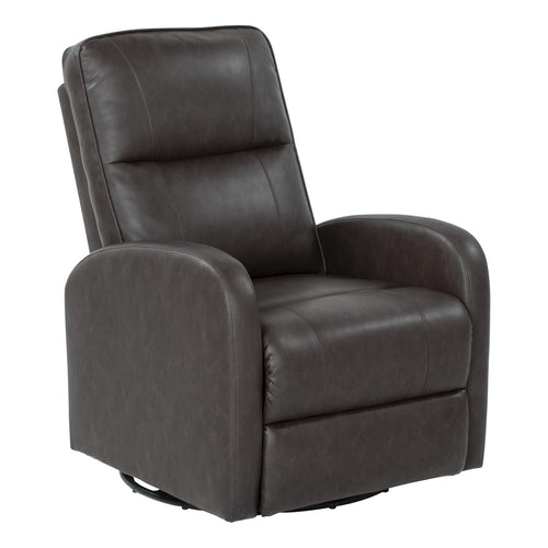 RV Swivel Pushback Recliner, Thomas Payne® Millbrae – Effortless Push-Back Reclining – 360-degree Swivel, Glider Action –Easy-to-Clean PolyHyde® Vinyl Fabric – High-Density Foam Interior – 2020129869