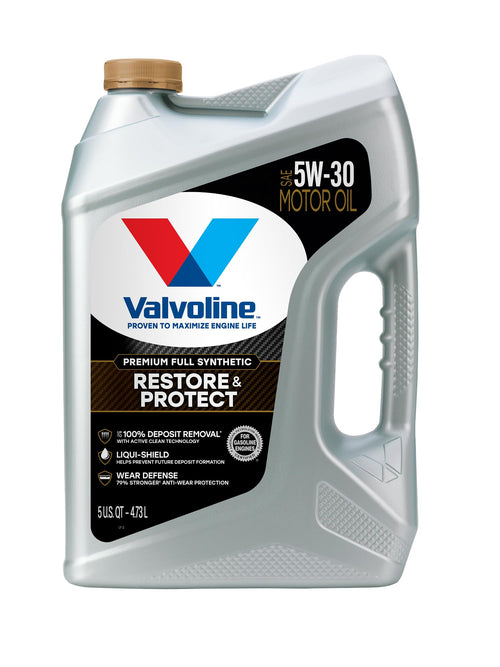 5 Quart Valvoline Restore & Protect Full Synthetic 5W-30 Motor Oil