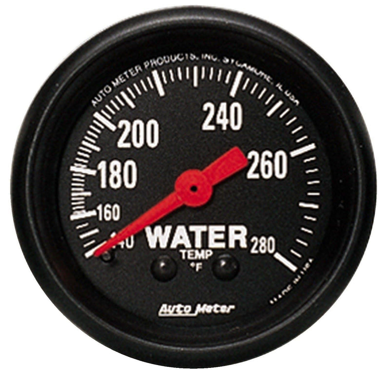 Auto Meter Z-Series 2606 Mechanical Water Temperature Gauge