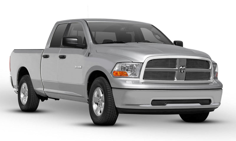 Horizontal T-Rex 21456 Aluminum Polished Finish Billet Grille Overlay for Dodge Ram Pickup 1500