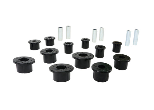 Whiteline Rear Leaf Spring Bushing Set W73823 Compatible with 03-09 Ram 1500, Ram 2500, Ram 3500