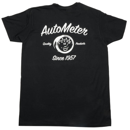 Adult XXXLarge AutoMeter 0423XXXL T-Shirt, Black, Vintage