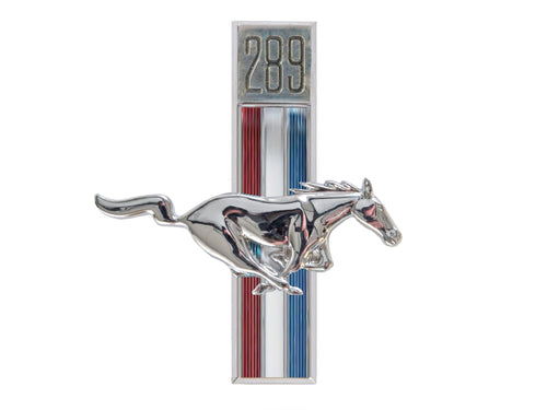 C7ZZ-16228-C Scott Drake 1967-1968 289 Running Horse Fender Emblems RH