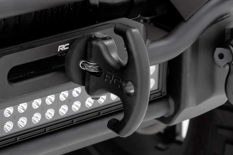 Multi-Function Winch Cleat Rough Country w/Rubber Isolator | Black - RS175B