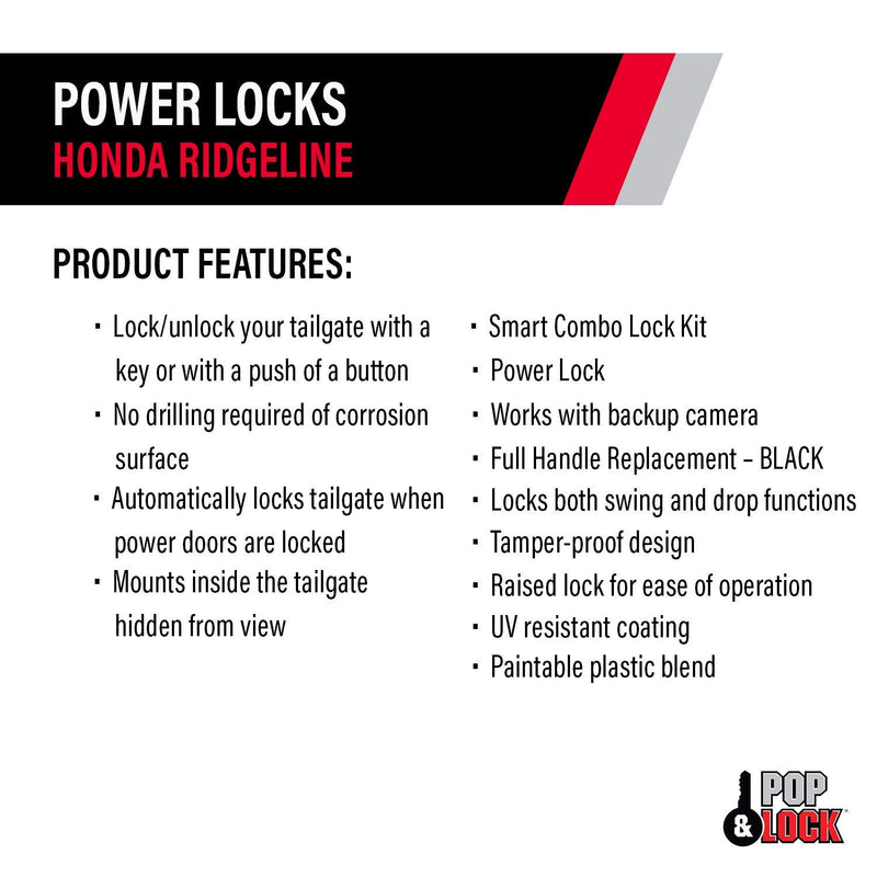 Smart Lock Combo Pop N Lock 2017-2019 Honda
