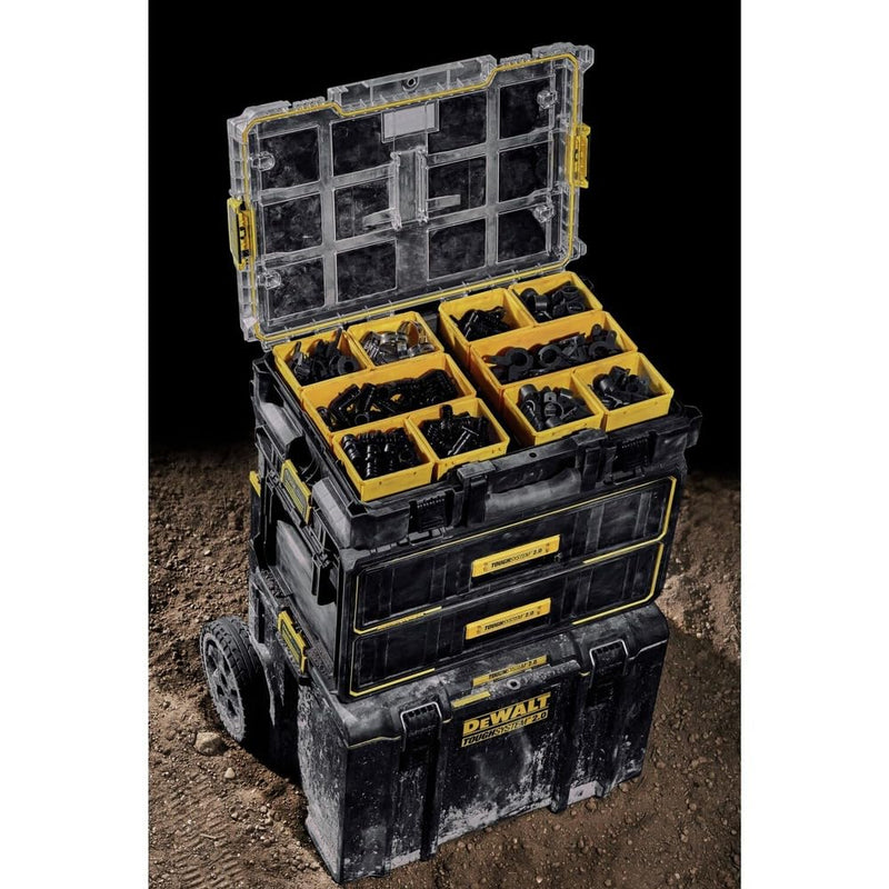 DEWALT Tool Organizer ToughSystem, 2.0 Full-Size, 10 Compartments (DWST08040)