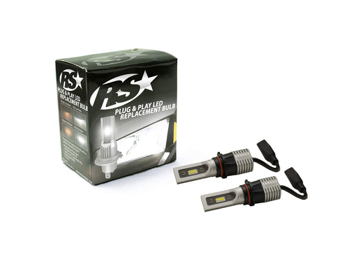 Race Sport Lighting P13W RSPNPP13W Plug N Play Super LUX LED Replacement Bulbs - 1,900 LUX Max output