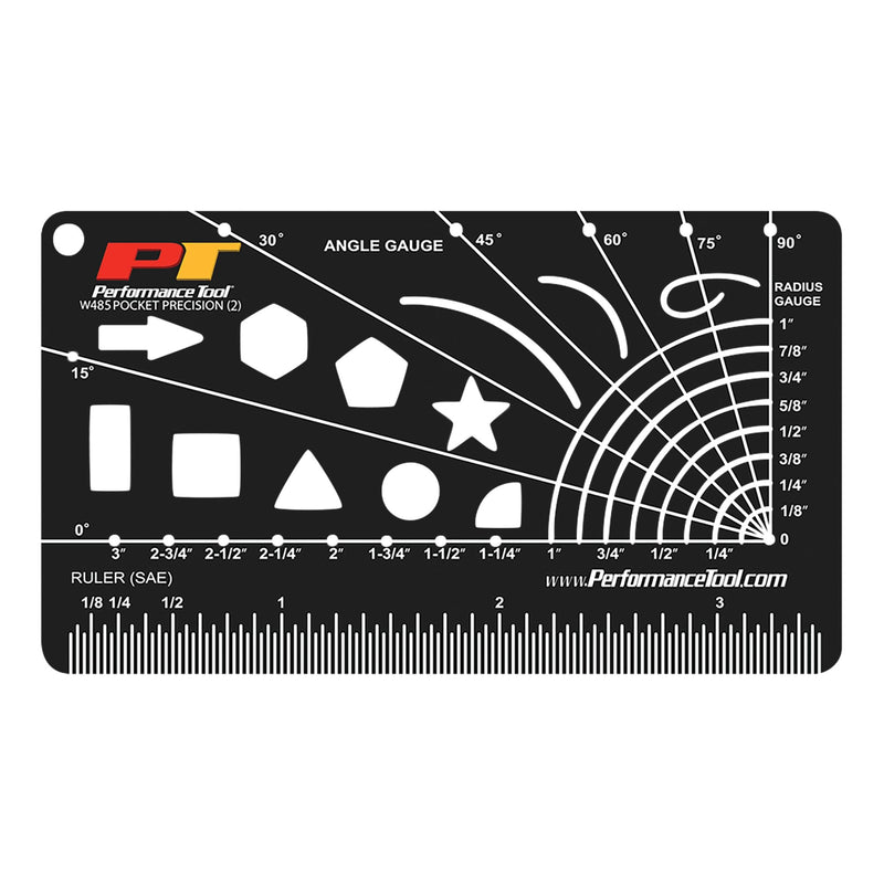 W485 Performance Tool Pocket Precision Reference Cards Set, 1 Pack