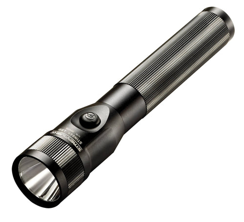 Streamlight Stinger 425-Lumen LED Bright Rechargeable Handheld Flashlight with 120V AC/DC 1-Piggyback Holder, Black
