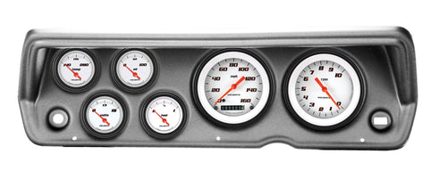 Velocity White Classic Instruments CDDU70VSW01BA Direct Fit 6 Gauge Set Compatible with 1970-1976 Duster