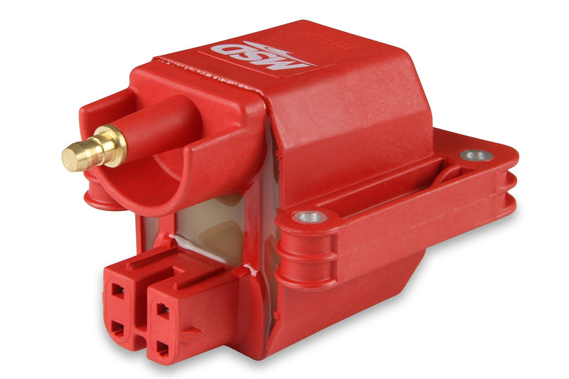 Ignition Coil MSD 8226 Dual Connector, Red, HEI Style