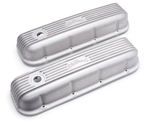Valve Cover Kit Edelbrock 41859 (Classic Finned BBC), One Size