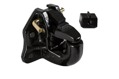 P45AC4 Buyers Products 45 Ton Air Compensated Pintle Hook, 4-Hole Mount, Black