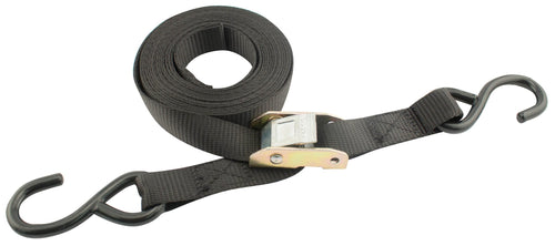 1" x 15' Motorcycle/ATV Cam Buckle Tie-Down Strap Erickson 01200 Black