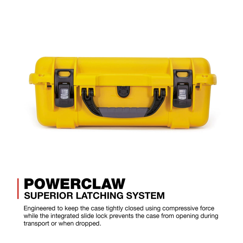 Waterproof Nanuk 930 Hard Case with Padded Dividers - Yellow