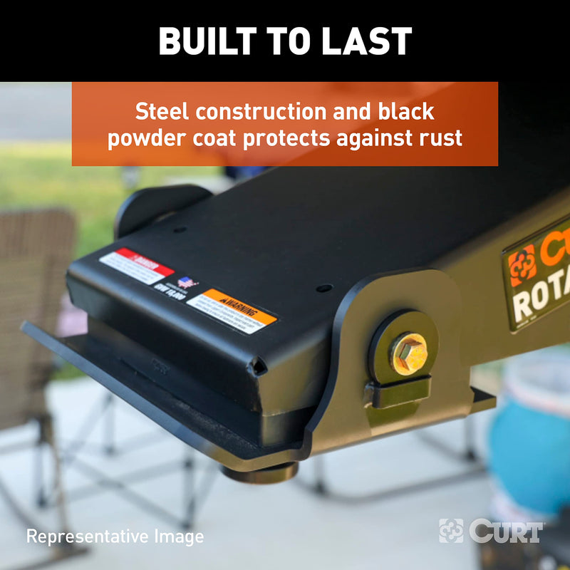 Curt Lippert Components 328330 18K Rota-Flex Rubberized Fifth Wheel Pin Box