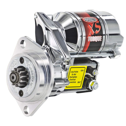 XS Powermaster 19501 Infi-Clock Starter Motor (Nailhead 1964-'66 401,425,ST300/ST400 Trans 18:1 Chrome), 1 Pack