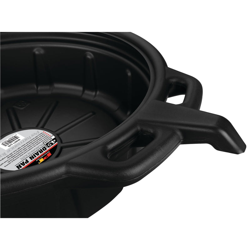 W4071 Performance Tool Black Oil Drain Pan (4.5 gallon)
