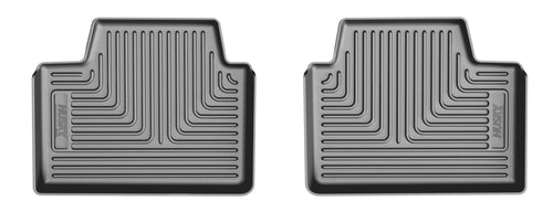 Weatherbeater Husky Liners Floor Mats | Fits 2022-2025 BMW 330i | 2nd Row, 2-pc Black - 16091