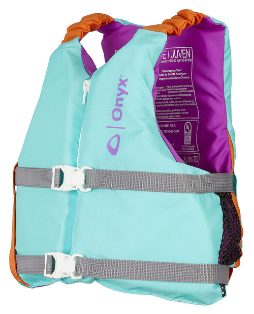 Youth ONYX Paddle Sports Life Jacket, Aqua