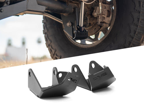 Rear Shock & Link Skid Plates DV8 Offroad for 2007-2018 Jeep Wrangler JK | Protects Your Links & Shocks When Off-Road | Durable Single-Piece Design | Works w/Factory & Most Aftermarket Shocks | Steel
