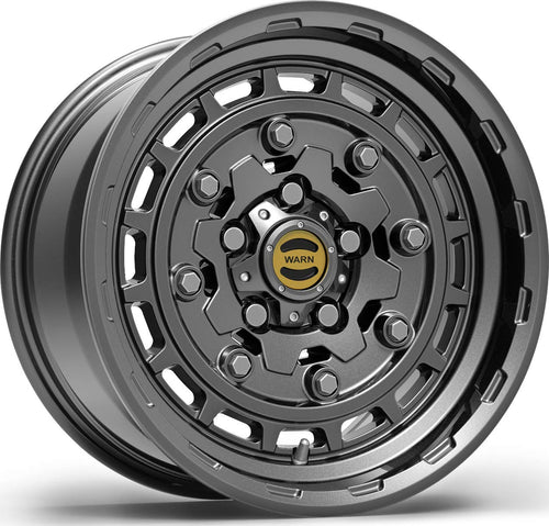 WARN 106690 Epic Wheels, Gunmetal Grey Fits: Jeep Wrangler JL, JK and Gladiator JT - Jackhammer