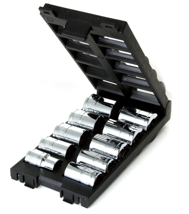 W32202 Performance Tool 1/2-Inch Drive Metric Socket Set, 9-Piece