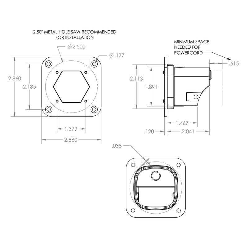 Baja Designs Flush Mount S1 Black LED Light Pod Reverse Kit (Clear) (Work/Scene Beam - Clear)