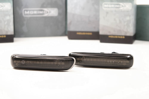 Morimoto XB LED Side Markers, Upgrade Plug and Play Housing, Fits BWM E46 1999-2003, DOT Approved Assembly with Amber LED Chips, UV Resistant, 10 Year Warranty (1x LF0003)