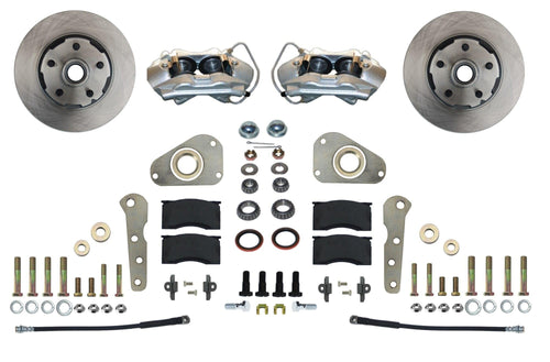Front Disc Brake Conversion Kit LEED BRAKES Spindle Mount