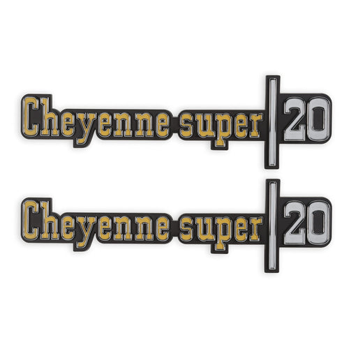 Cheyenne Super 20 Brothers Trucks 04-542 Fender Emblems