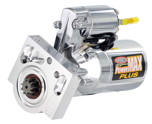 PowerMAX Plus Powermaster 19000-10 Starter with Billet (Black Pont, Olds V8 307,455 166T Flwy 1965-81 exc. 301 14:1 Chrome), 1 Pack