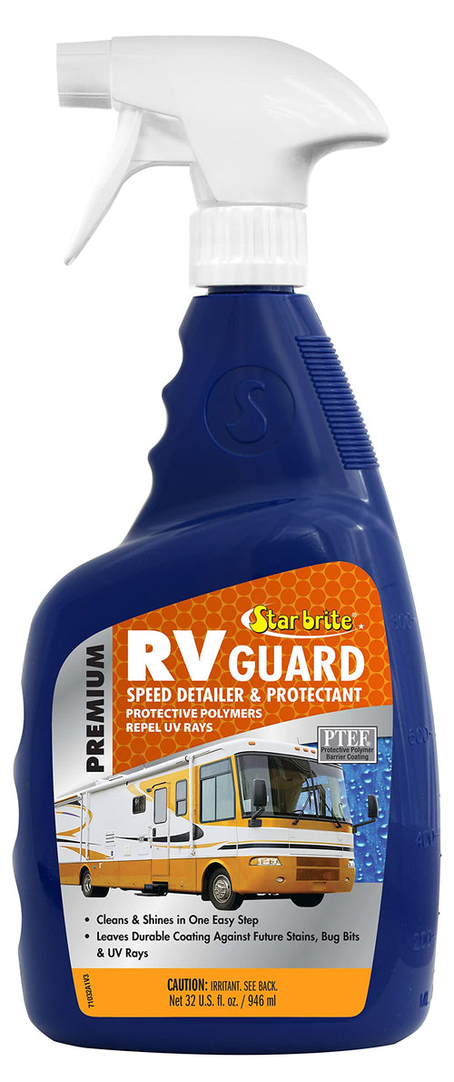 Premium RV Guard STAR BRITE Detailer & Protectant Spray – Cleans, Shines & Protects with Protective Polymers - 32 OZ (071032)