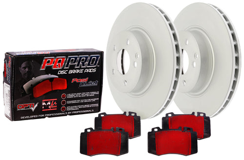 Brake Rotors and Pads Kit OE Elite, 2 Wheel Set 910.65545