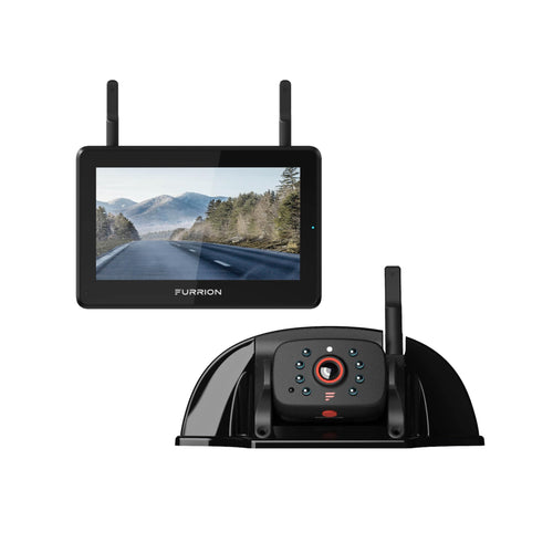 Vision S+ Furrion 2021124370 RV Backup Camera System - 5" Monitor, Rear Sharkfin Camera #FOS5HTASF